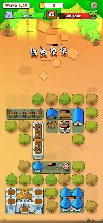 安卓手机游戏[塔防]堡垒合并v0.1.23_内置作弊菜单[539.9 MB]