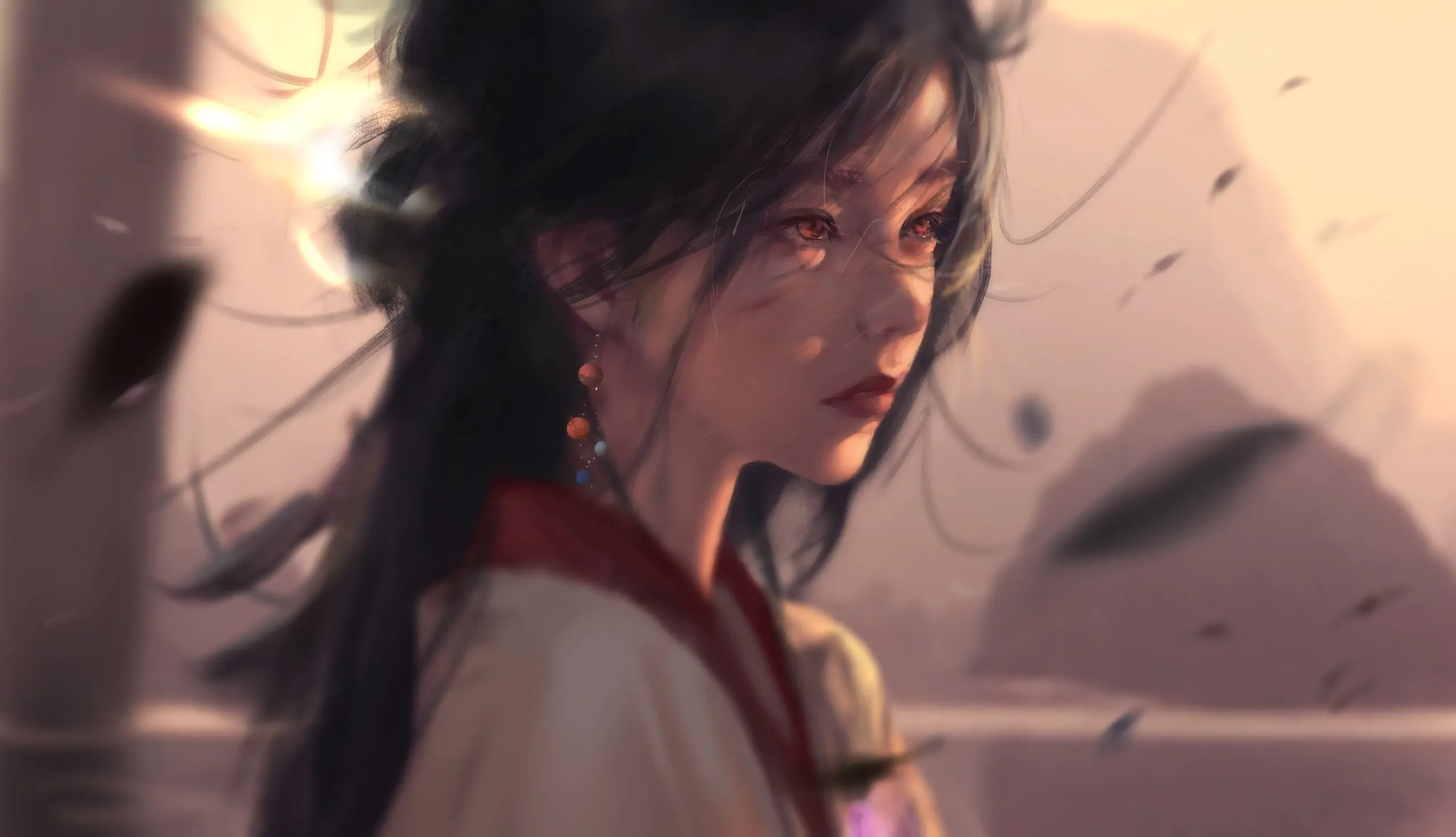 [wlop]鬼刀-2025 1-10月,插画,壁纸