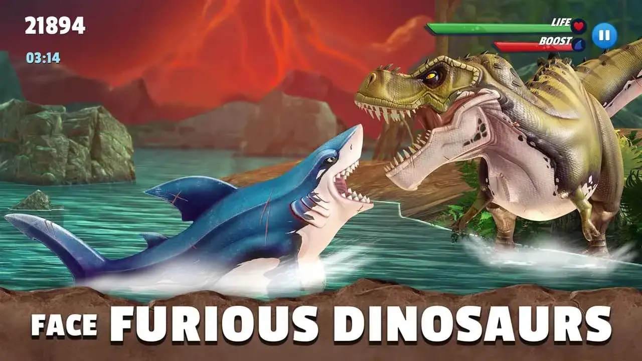 [安卓手机游戏]饥饿鲨：史前世界（内置MOD菜单）